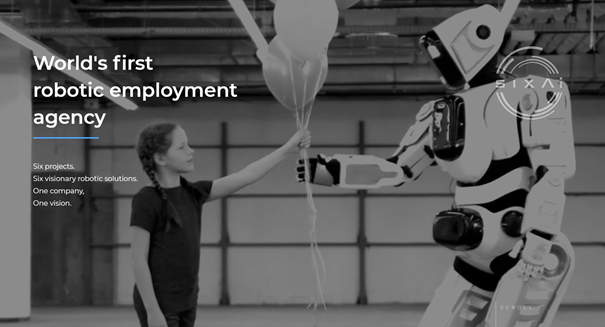 robot och människa jobbar tillsammans future fit