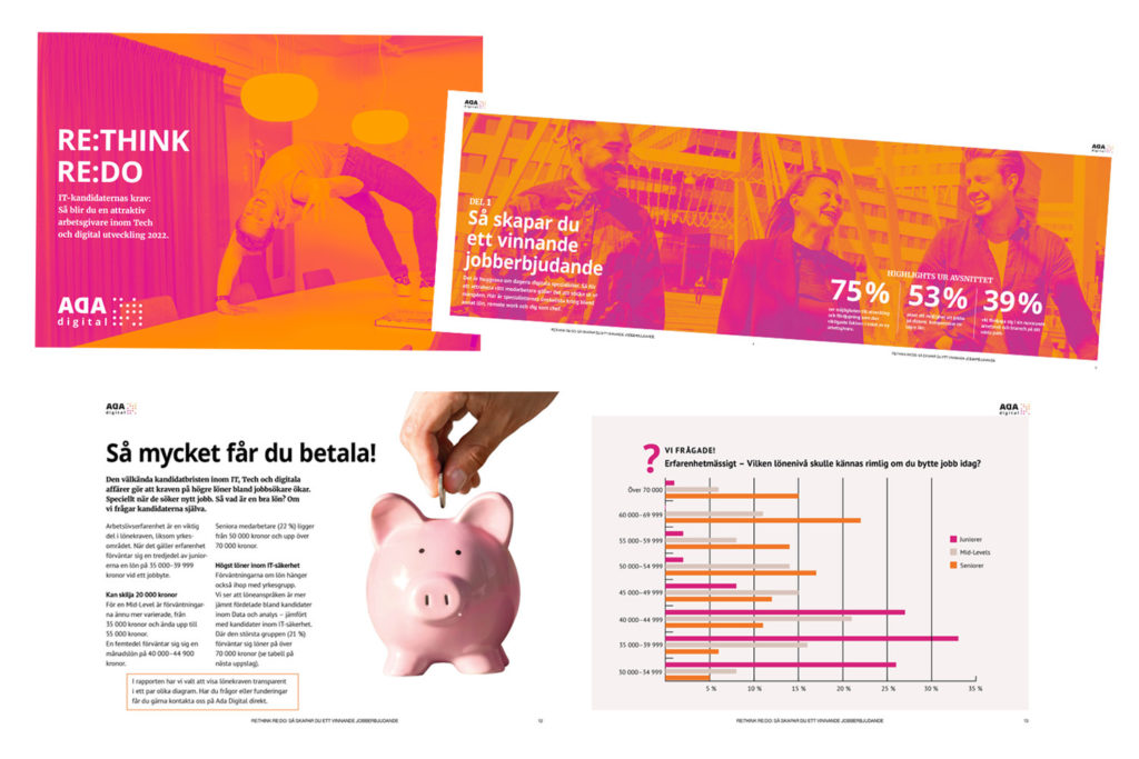 Ada Digitals kandidatrapport 2022 påvisar att en grabbig arbetsplats kan leda till att kvinnor inte söker en specifik tjänst. 