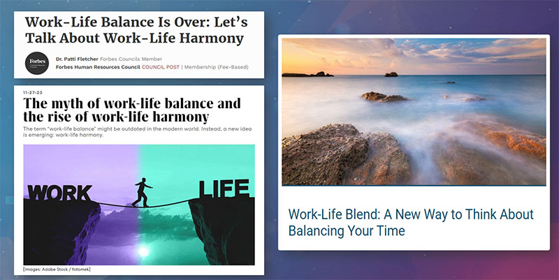 Work-Life Harmony - lättare att uppnå än Work-Life Balance?